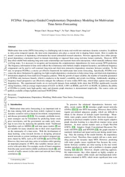 FCDNet: Frequency-Guided Complementary Dependency Modeling for
  Multivariate Time-Series Forecasting