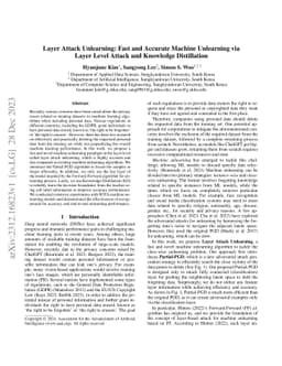 Layer Attack Unlearning: Fast and Accurate Machine Unlearning via Layer
  Level Attack and Knowledge Distillation