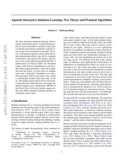 Agnostic Interactive Imitation Learning: New Theory and Practical
  Algorithms
