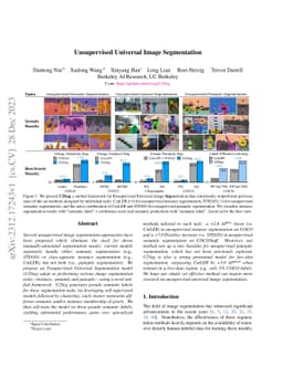Unsupervised Universal Image Segmentation