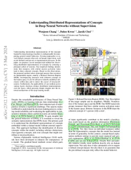 Understanding Distributed Representations of Concepts in Deep Neural
  Networks without Supervision