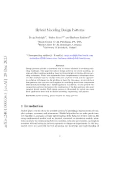Hybrid Modeling Design Patterns