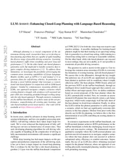LLM-Assist: Enhancing Closed-Loop Planning with Language-Based Reasoning