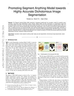 Promoting Segment Anything Model towards Highly Accurate Dichotomous Image Segmentation