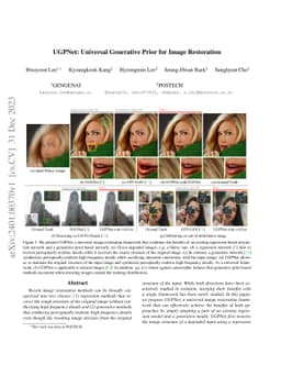 UGPNet: Universal Generative Prior for Image Restoration