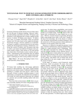 Text2Avatar: Text to 3D Human Avatar Generation with Codebook-Driven
  Body Controllable Attribute
