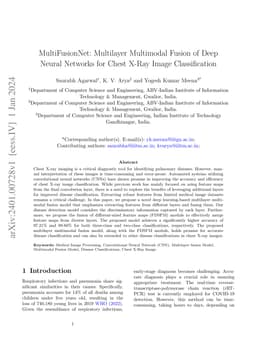 MultiFusionNet: Multilayer Multimodal Fusion of Deep Neural Networks for
  Chest X-Ray Image Classification
