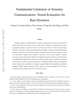 Fundamental Limitation of Semantic Communications: Neural Estimation for
  Rate-Distortion