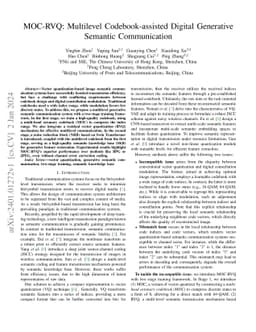 MOC-RVQ: Multilevel Codebook-assisted Digital Generative Semantic
  Communication