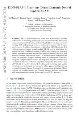 DDN-SLAM: Real-time Dense Dynamic Neural Implicit SLAM