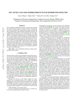 EPA: Neural Collapse Inspired Robust Out-of-Distribution Detector
