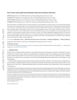 VGA: Vision and Graph Fused Attention Network for Rumor Detection