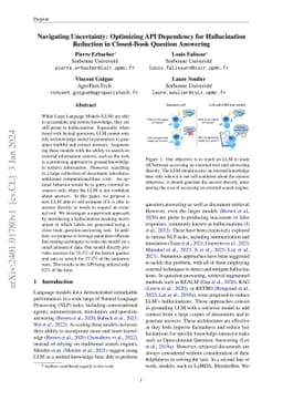 Navigating Uncertainty: Optimizing API Dependency for Hallucination
  Reduction in Closed-Book Question Answering