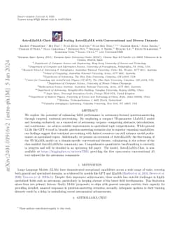 AstroLLaMA-Chat: Scaling AstroLLaMA with Conversational and Diverse
  Datasets
