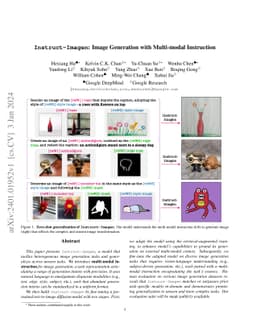 Instruct-Imagen: Image Generation with Multi-modal Instruction