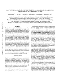 Joint Multi-Facts Reasoning Network For Complex Temporal Question
  Answering Over Knowledge Graph
