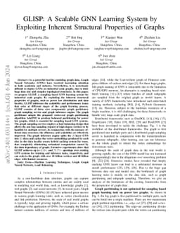 GLISP: A Scalable GNN Learning System by Exploiting Inherent Structural
  Properties of Graphs