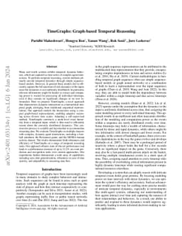 TimeGraphs: Graph-based Temporal Reasoning