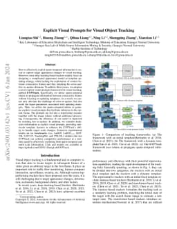 Explicit Visual Prompts for Visual Object Tracking