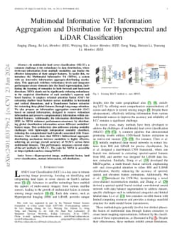 Multimodal Informative ViT: Information Aggregation and Distribution for
  Hyperspectral and LiDAR Classification