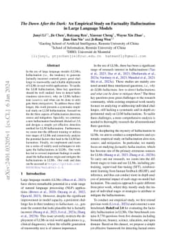 The Dawn After the Dark: An Empirical Study on Factuality Hallucination
  in Large Language Models