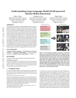 Understanding Large-Language Model (LLM)-powered Human-Robot Interaction