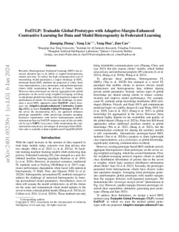FedTGP: Trainable Global Prototypes with Adaptive-Margin-Enhanced
  Contrastive Learning for Data and Model Heterogeneity in Federated Learning
