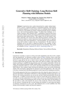 Generative Skill Chaining: Long-Horizon Skill Planning with Diffusion
  Models