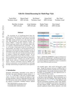 GRAM: Global Reasoning for Multi-Page VQA