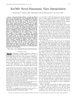 See360: Novel Panoramic View Interpolation