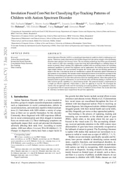 Involution Fused ConvNet for Classifying Eye-Tracking Patterns of
  Children with Autism Spectrum Disorder