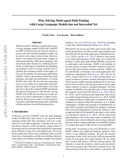 Why Solving Multi-agent Path Finding with Large Language Model has not
  Succeeded Yet