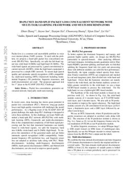 BS-PLCNet: Band-split Packet Loss Concealment Network with Multi-task
  Learning Framework and Multi-discriminators