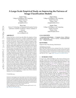 A Large-Scale Empirical Study on Improving the Fairness of Image
  Classification Models