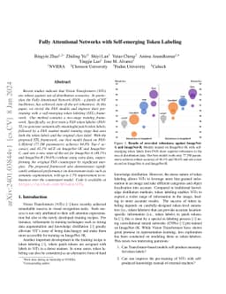 Fully Attentional Networks with Self-emerging Token Labeling
