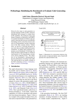 PythonSaga: Redefining the Benchmark to Evaluate Code Generating LLMs
