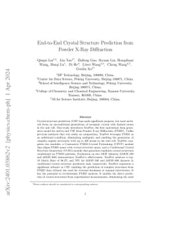 End-to-End Crystal Structure Prediction from Powder X-Ray Diffraction