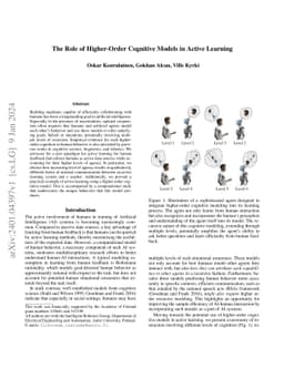 The Role of Higher-Order Cognitive Models in Active Learning