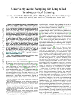 Uncertainty-aware Sampling for Long-tailed Semi-supervised Learning