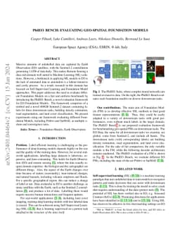 PhilEO Bench: Evaluating Geo-Spatial Foundation Models