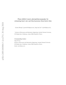 Phase-shifted remote photoplethysmography for estimating heart rate and blood pressure from facial video