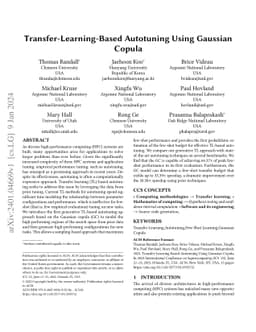 Transfer-Learning-Based Autotuning Using Gaussian Copula