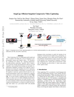 SnapCap: Efficient Snapshot Compressive Video Captioning