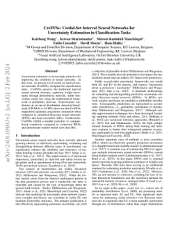 CreINNs: Credal-Set Interval Neural Networks for Uncertainty Estimation in Classification Tasks