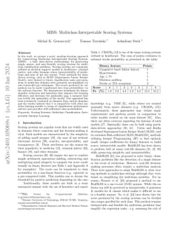 MISS: Multiclass Interpretable Scoring Systems