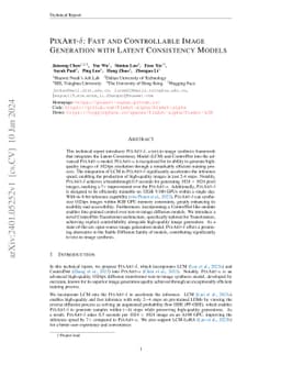 PIXART-δ: Fast and Controllable Image Generation with Latent
  Consistency Models