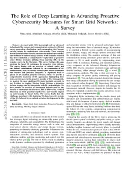 The Role of Deep Learning in Advancing Proactive Cybersecurity Measures
  for Smart Grid Networks: A Survey