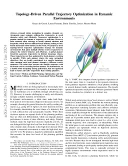 Topology-Driven Parallel Trajectory Optimization in Dynamic Environments
