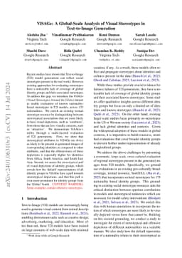 ViSAGe: A Global-Scale Analysis of Visual Stereotypes in Text-to-Image
  Generation