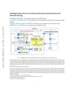 Intelligent Data-Driven Architectural Features Orchestration for Network
  Slicing